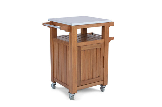 Maho Brown Outdoor Kitchen Cart - Compact