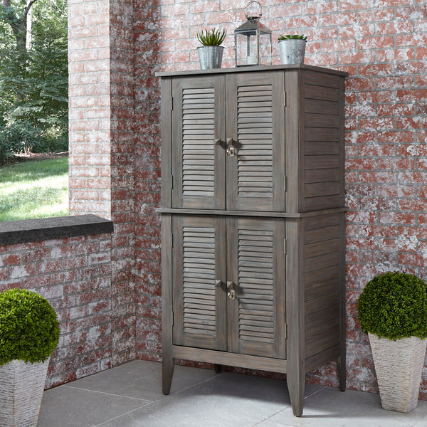 Maho Gray Outdoor Storage Cabinet