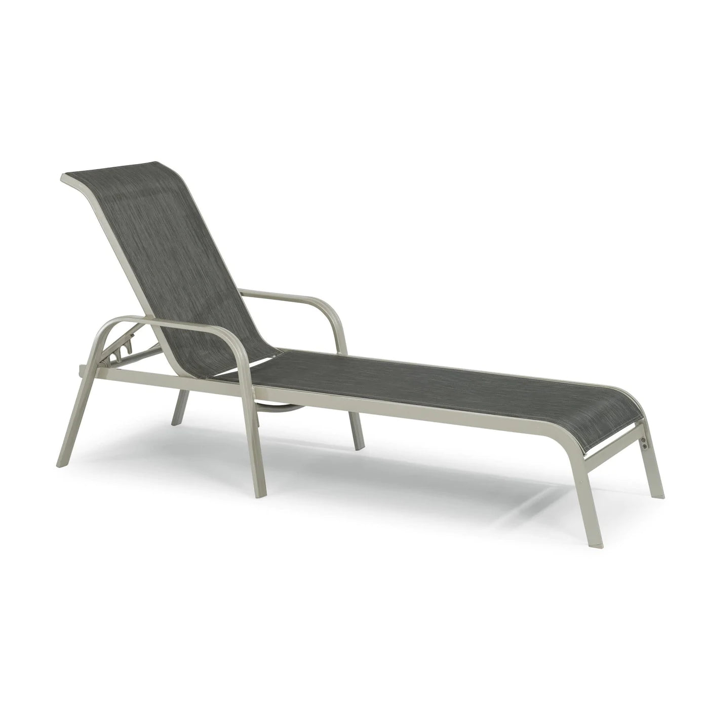 Captiva Gray Outdoor Chaise Lounge Set with Side Table