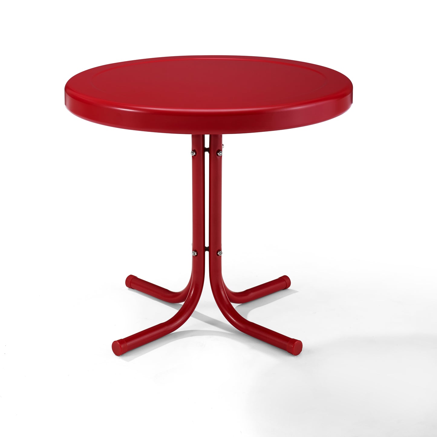 Griffith Outdoor Metal Side Table Bright Red Gloss