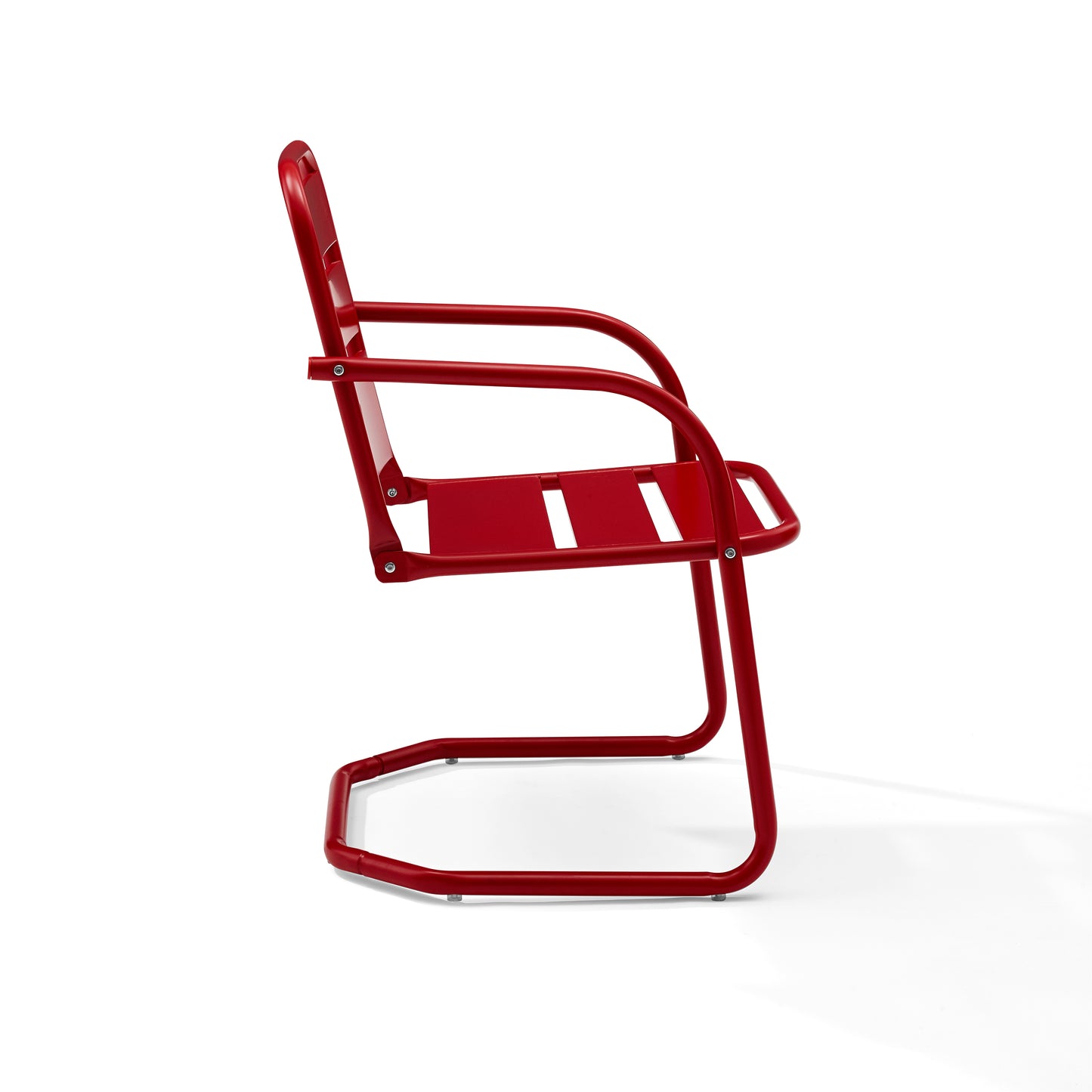 Brighton 2Pc Outdoor Metal Armchair Set Red - 2 Chairs