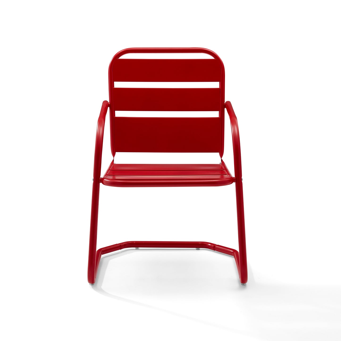 Brighton 2Pc Outdoor Metal Armchair Set Red - 2 Chairs