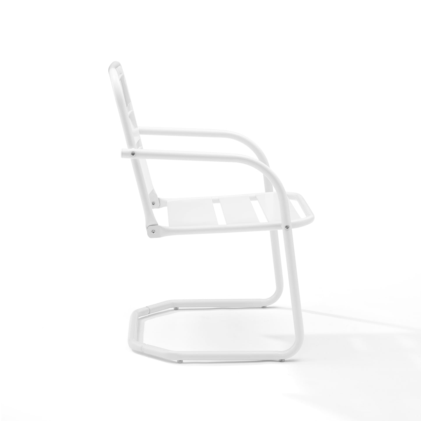 Brighton 2Pc Outdoor Metal Armchair Set White - 2 Chairs