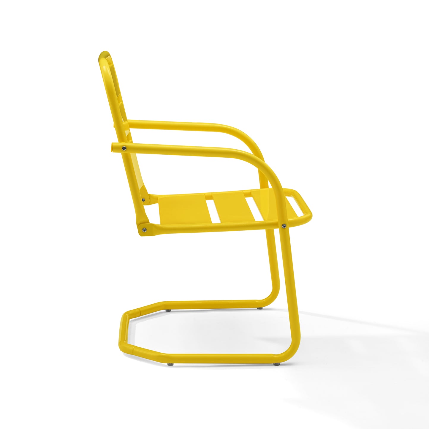 Brighton 2Pc Outdoor Metal Armchair Set Yellow - 2 Chairs