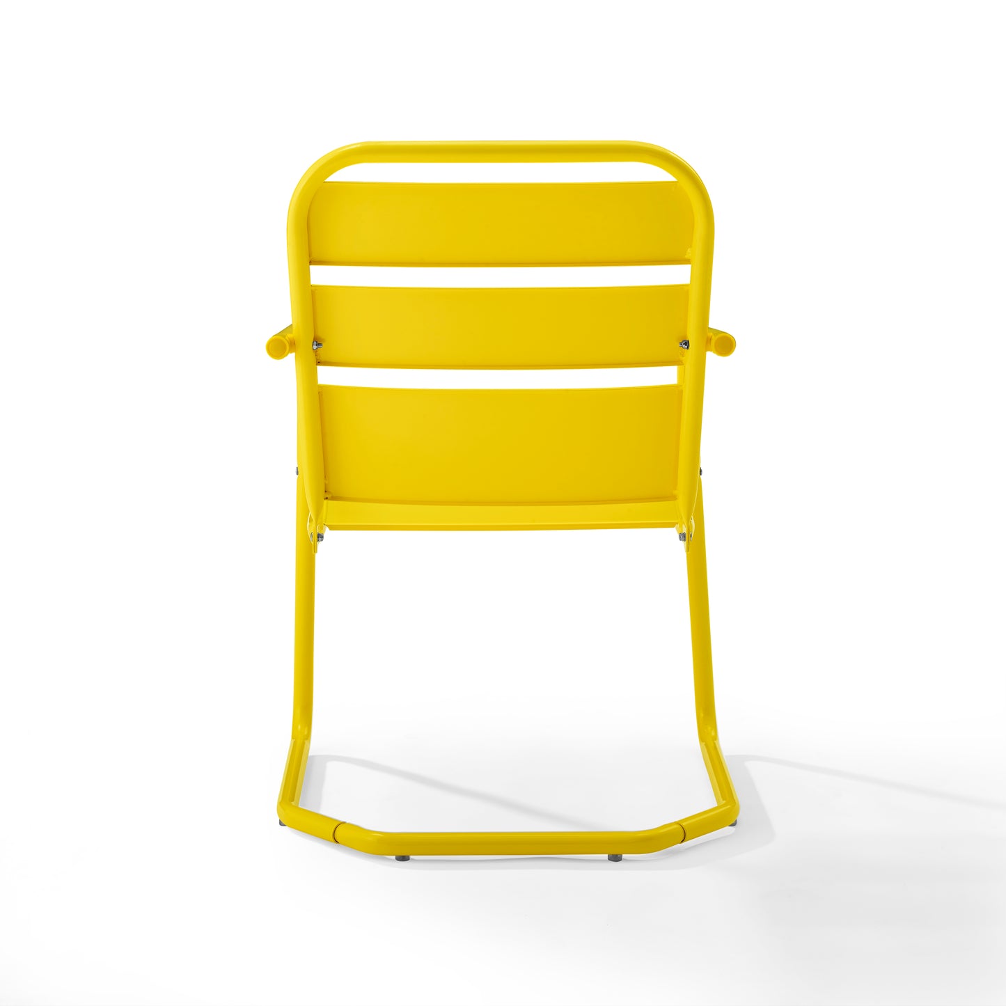 Brighton 2Pc Outdoor Metal Armchair Set Yellow - 2 Chairs