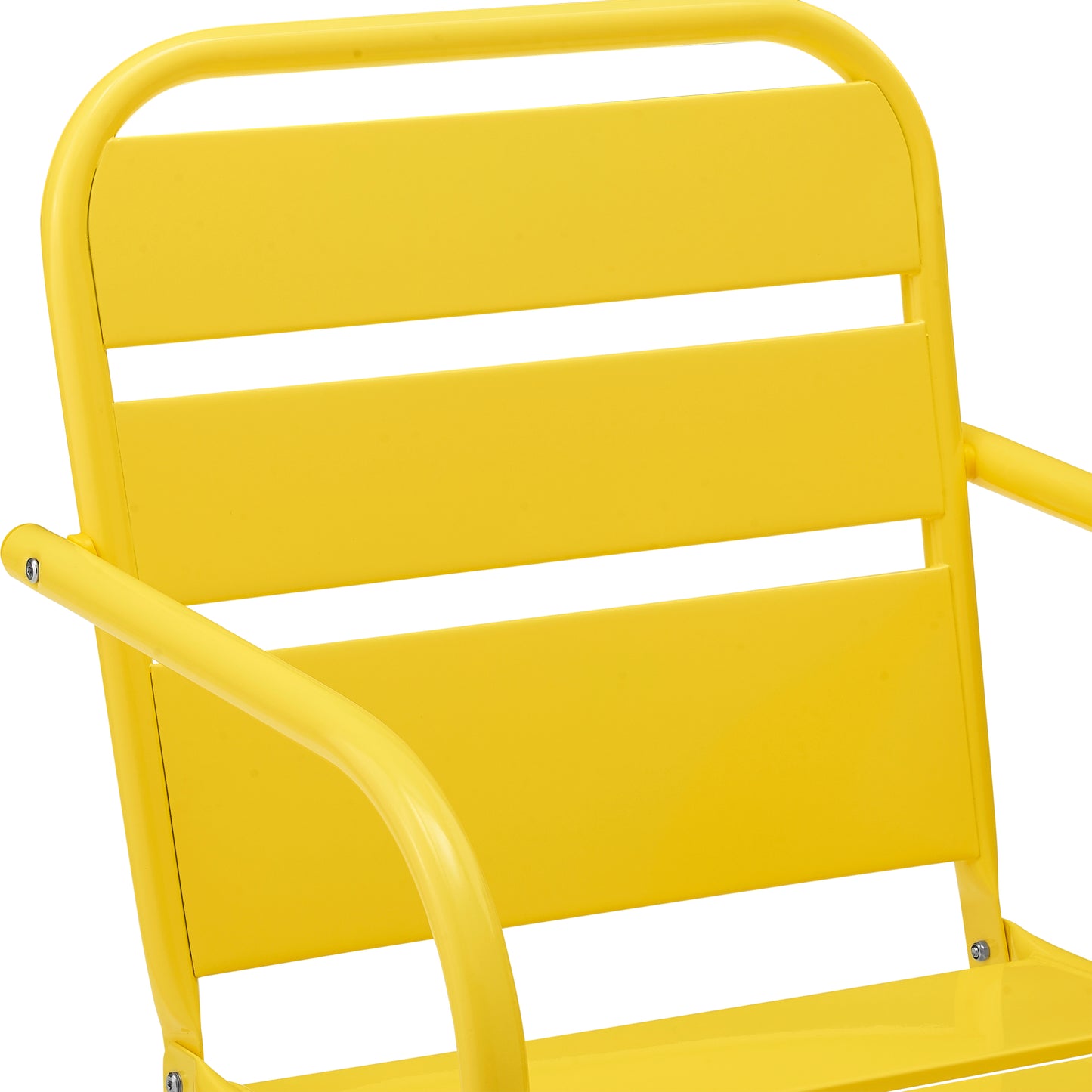 Brighton 2Pc Outdoor Metal Armchair Set Yellow - 2 Chairs