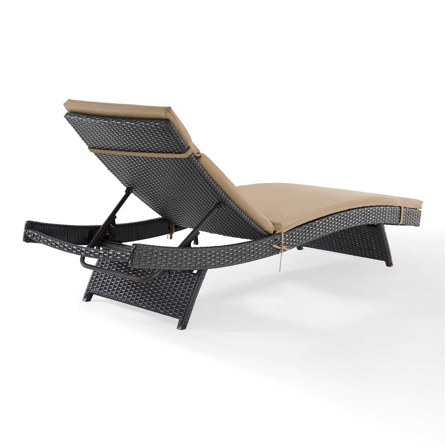 Biscayne Outdoor Wicker Chaise Lounge Mocha/Brown