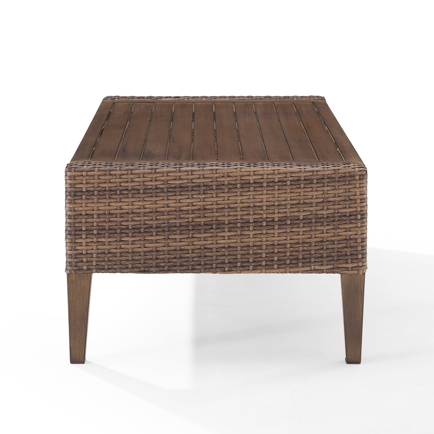 Capella Outdoor Wicker Coffee Table Brown