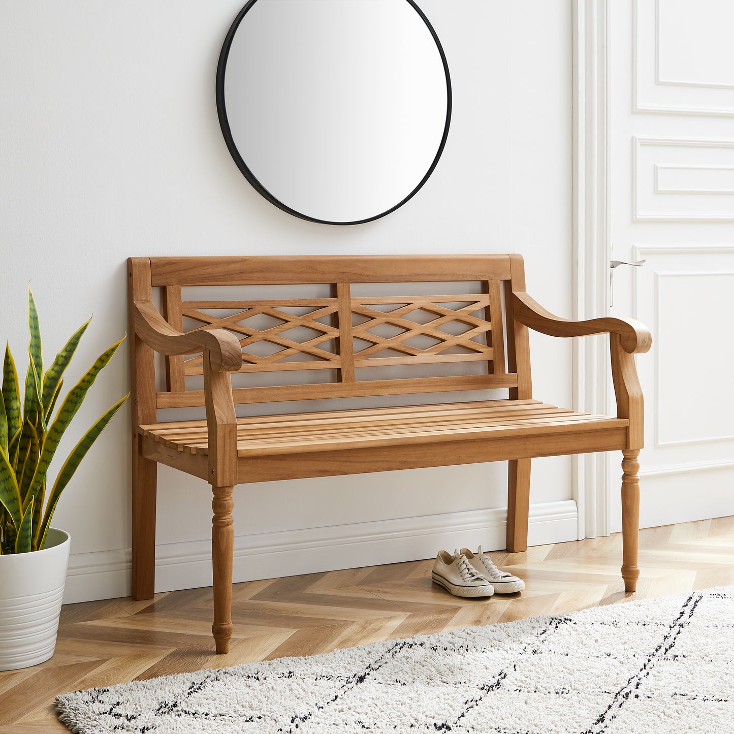 Olivier Indoor/Outdoor Teak Bench Teak