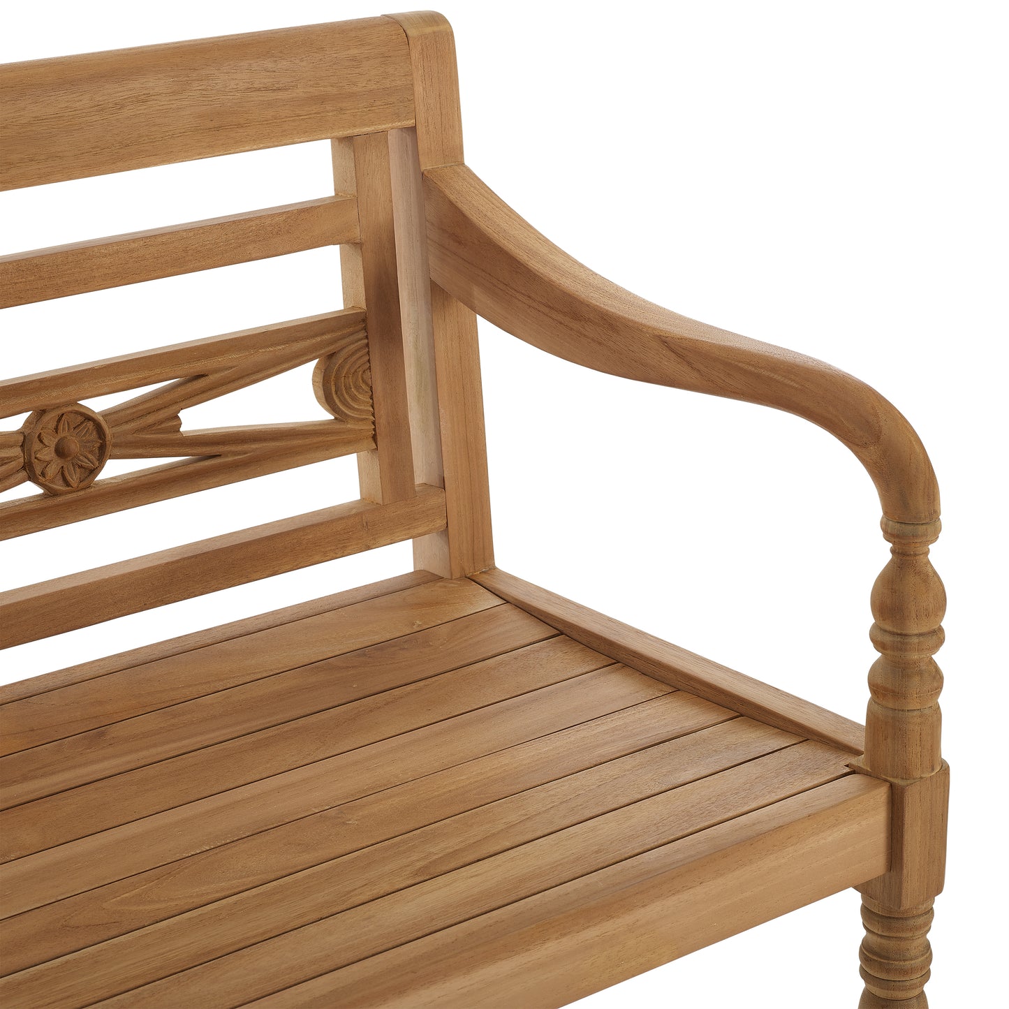 Anika Indoor/Outdoor Teak Bench Teak