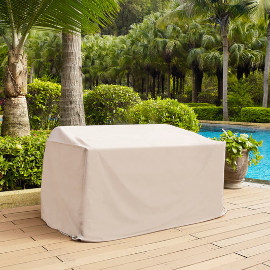 Outdoor Loveseat Furniture Cover Tan