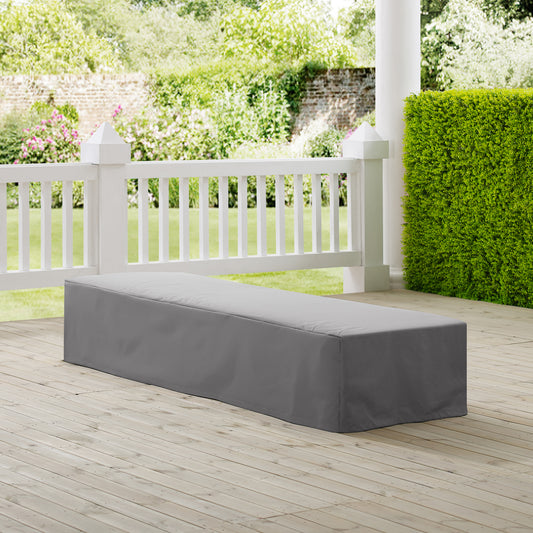 Outdoor Chaise Lounge Furniture Cover Gray