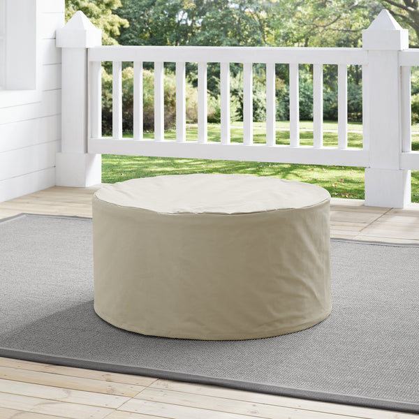 Outdoor Catalina Round Table Furniture Cover Tan