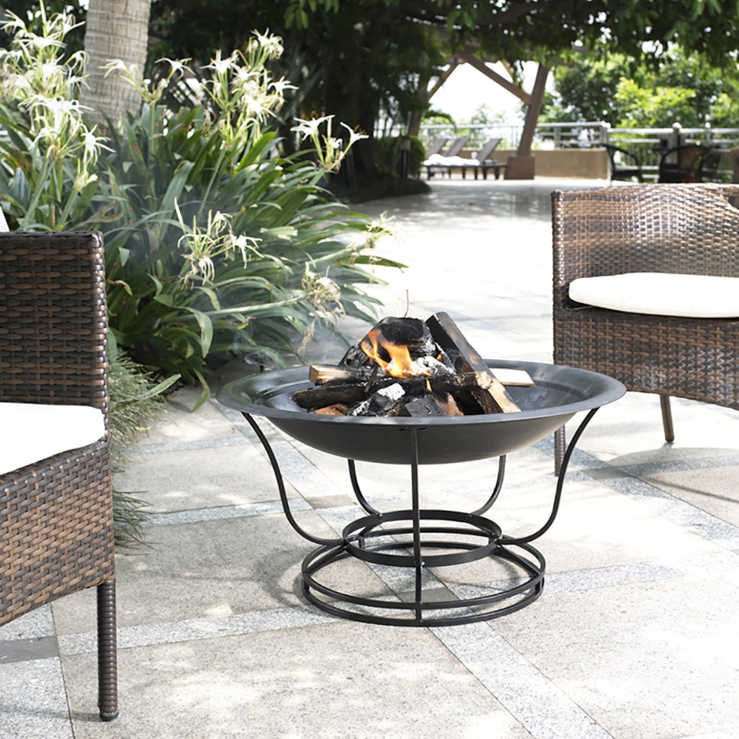 Buckner Firepit Black