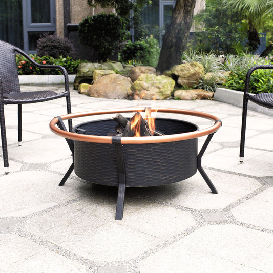 Yuma Firepit Black