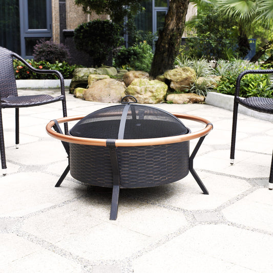 Yuma Firepit Black