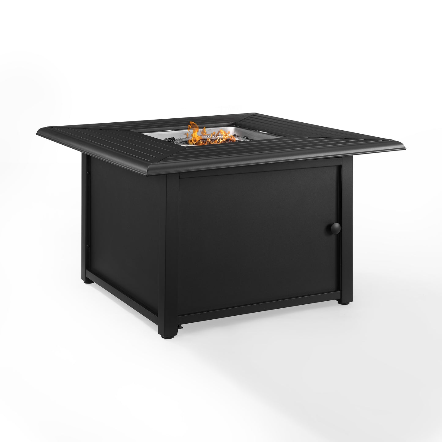 Dante Metal Fire Table Black