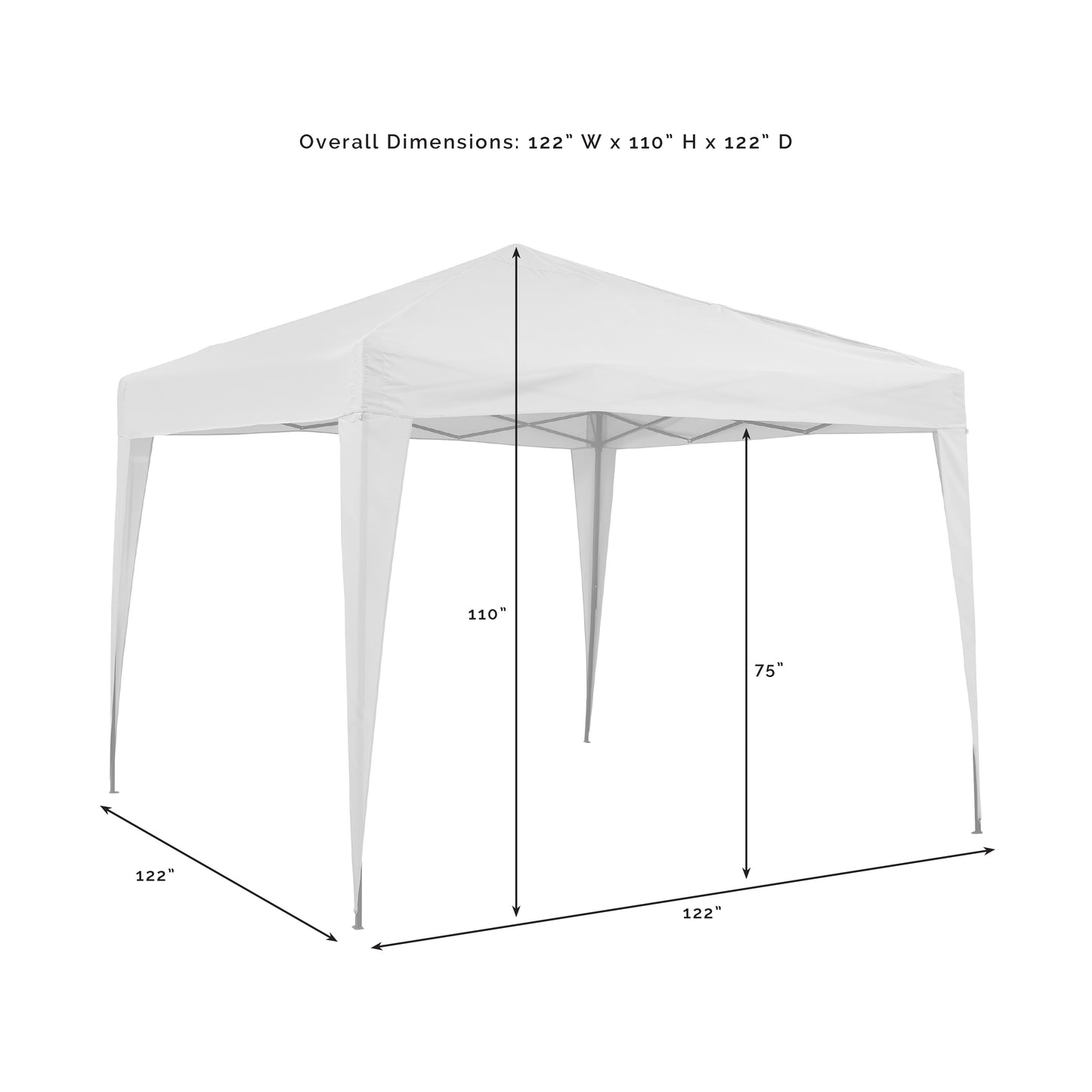 Hampton Collapsible Gazebo Tan