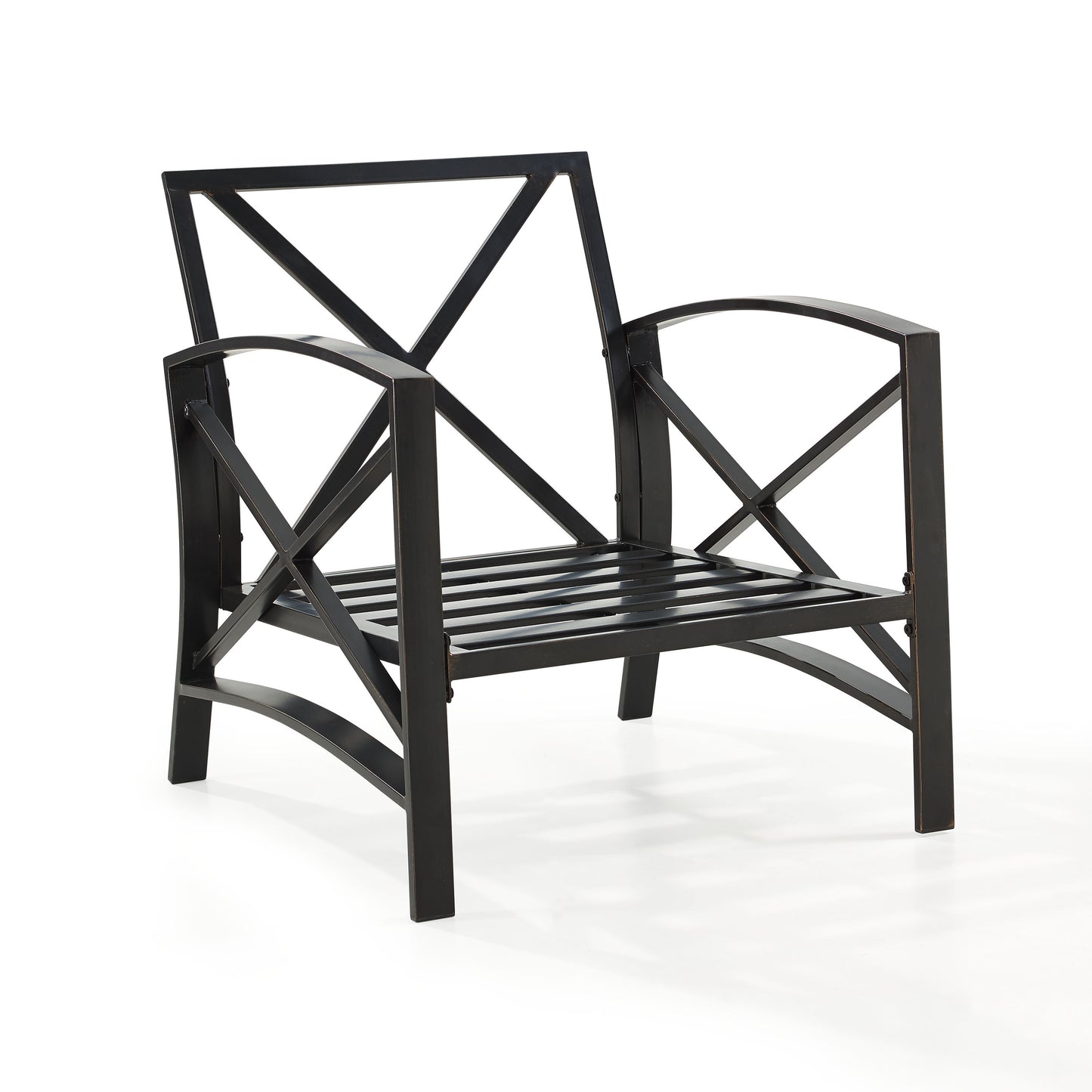 Kaplan Outdoor Metal Armchair Mist/Oil Rubbed Bronze