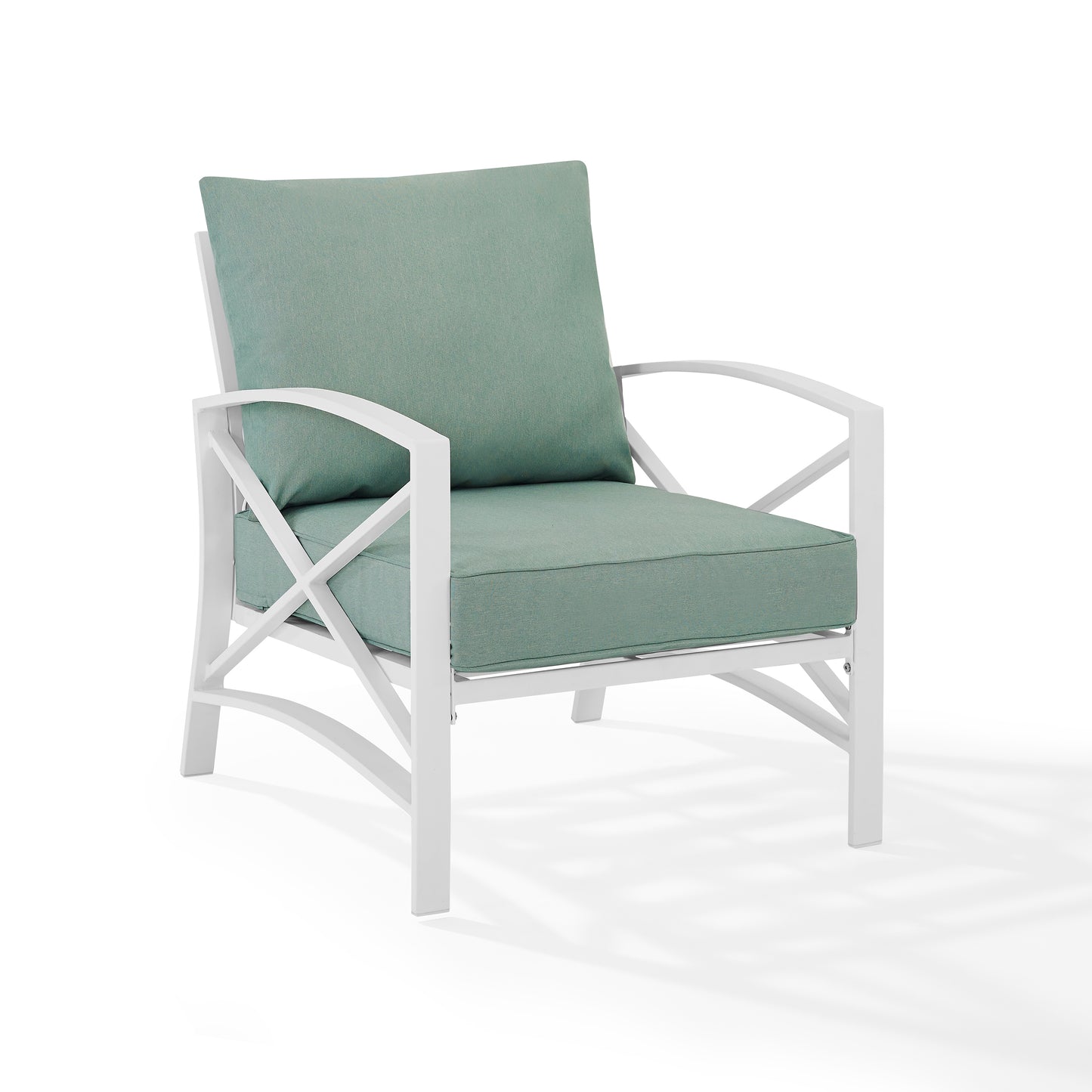 Kaplan Outdoor Metal Armchair Mist/White