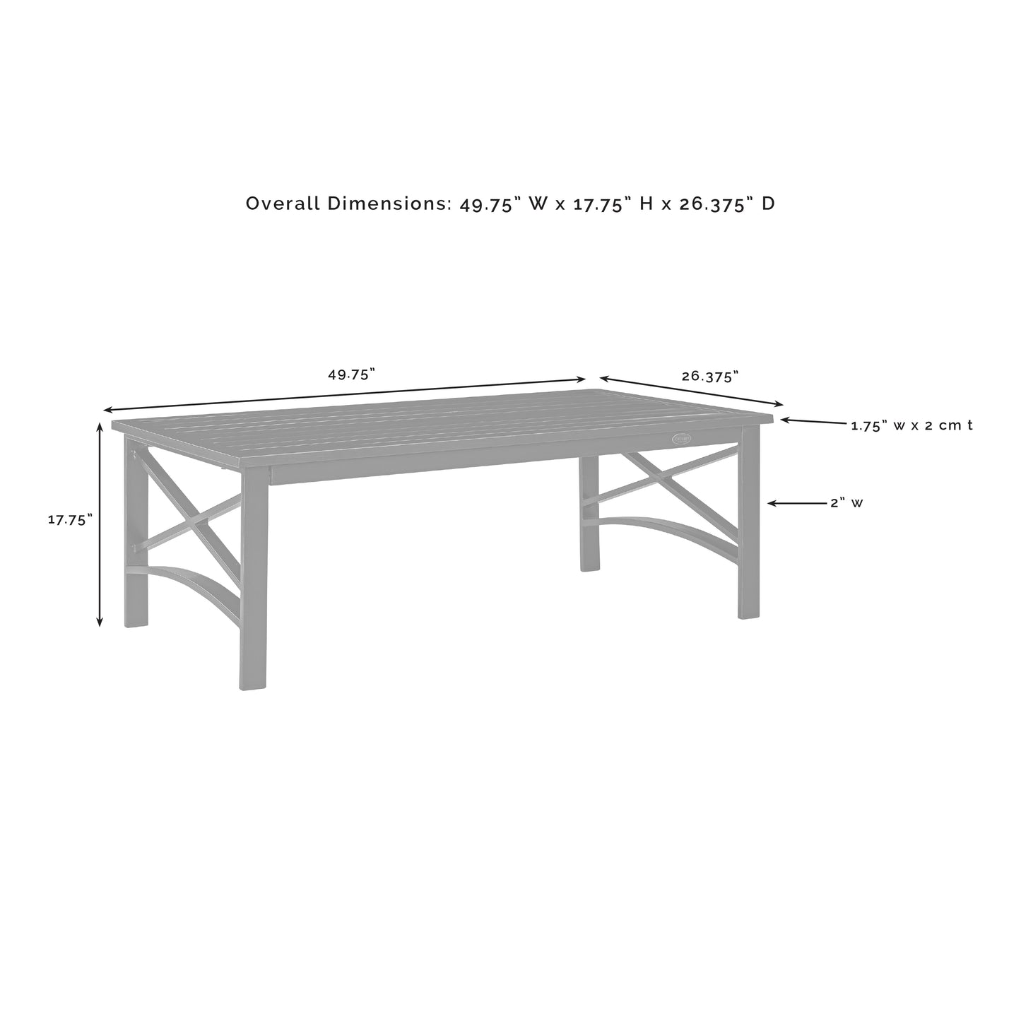 Kaplan 2Pc Outdoor Metal Sofa Set Oatmeal/Oil Rubbed Bronze - Sofa & Coffee Table