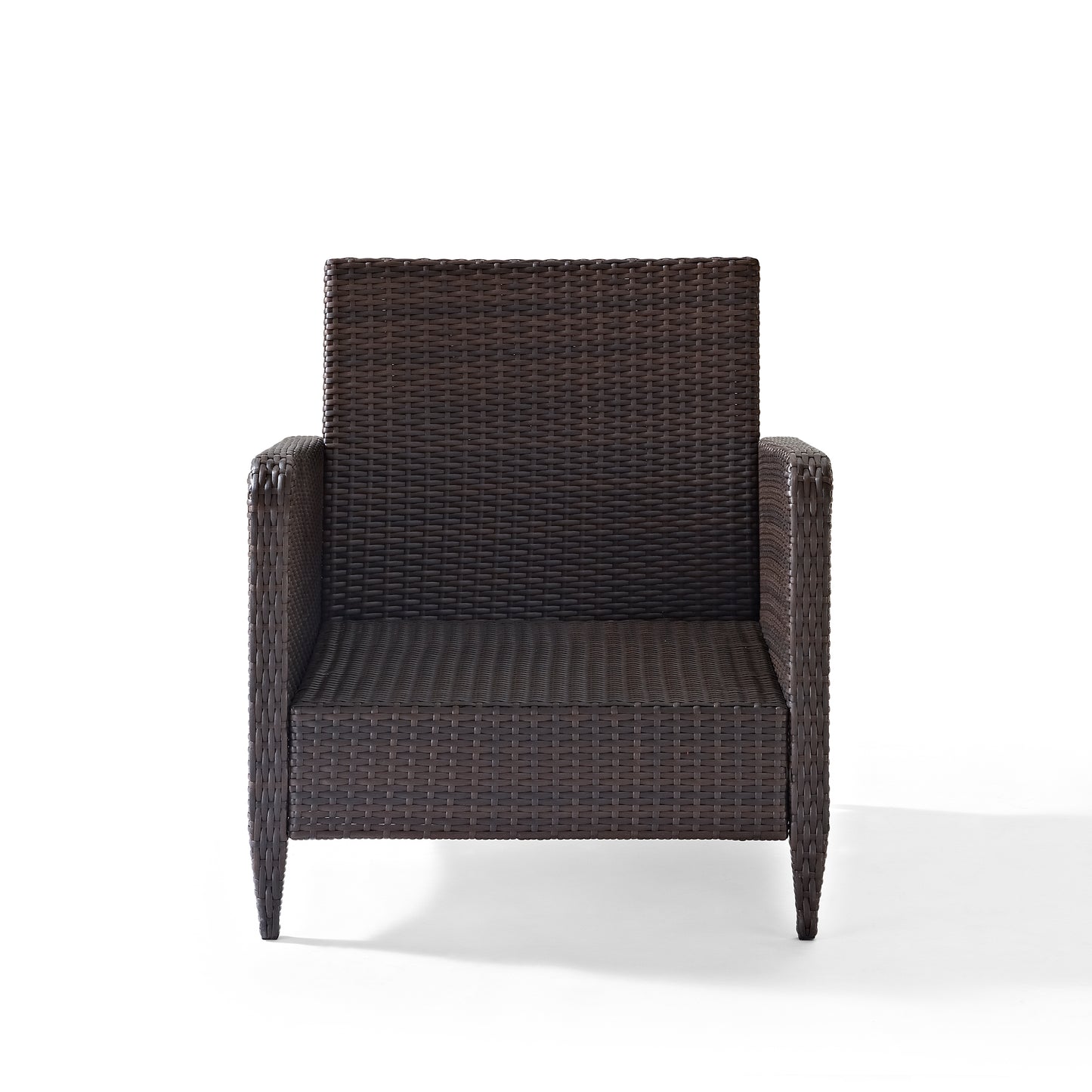 Kiawah Outdoor Wicker Armchair Blue/Brown