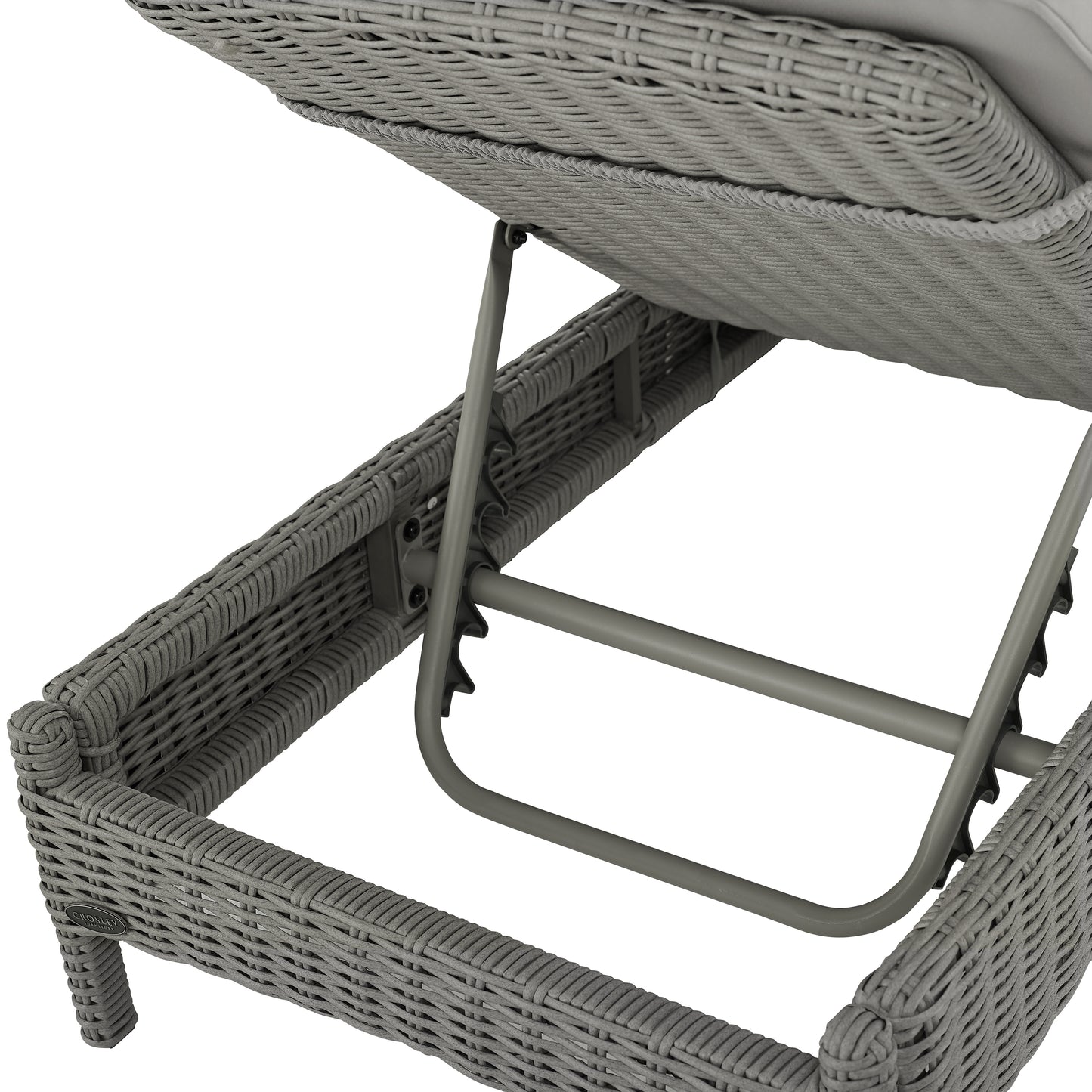 Bradenton Outdoor Wicker Chaise Lounge Gray/Gray