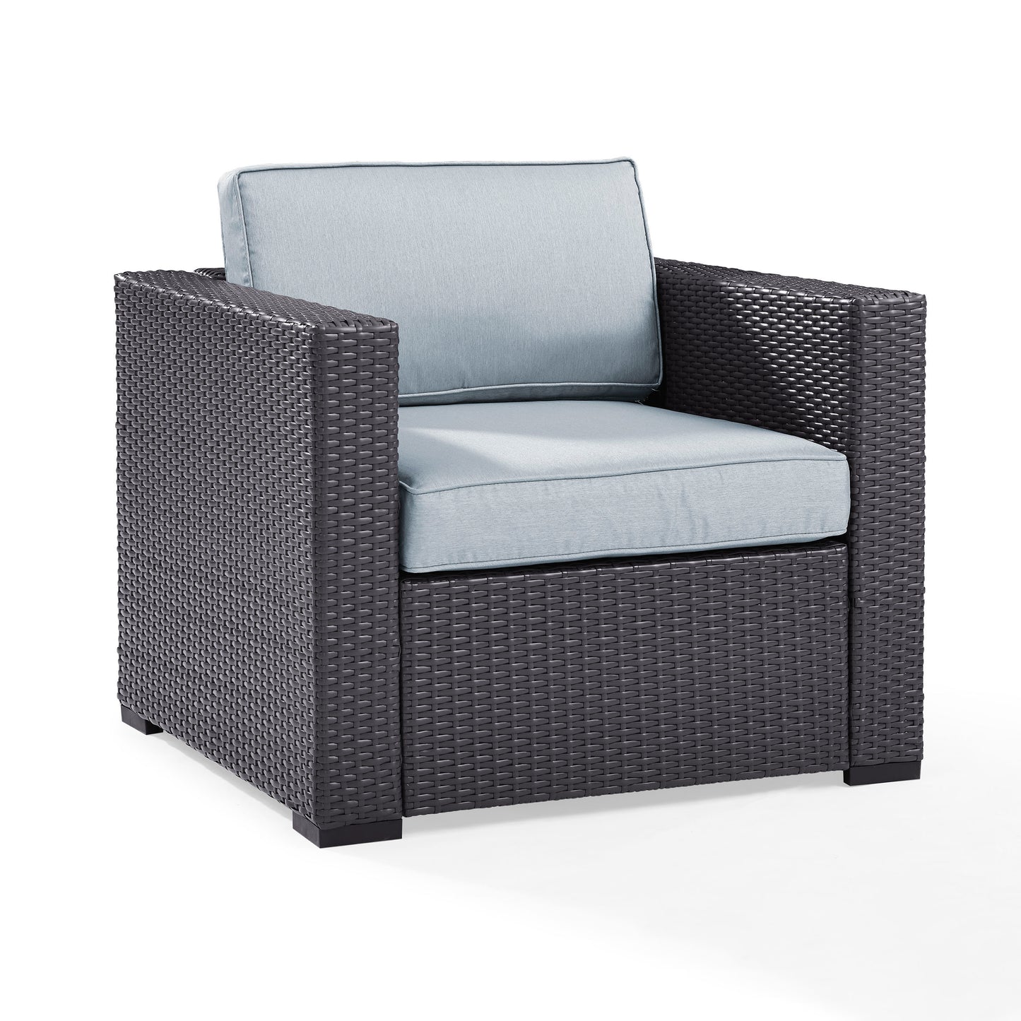 Biscayne Outdoor Wicker Armchair Mist/Brown