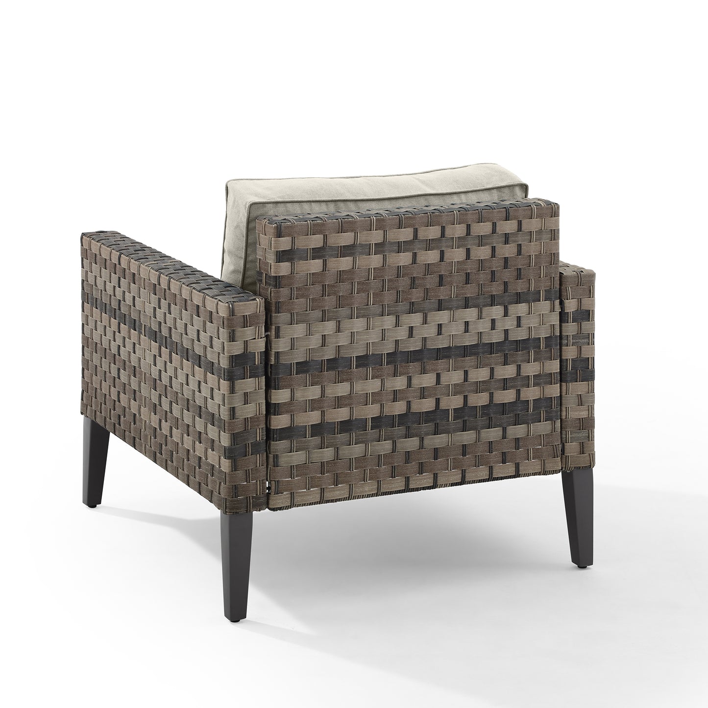 Prescott Outdoor Wicker Armchair Taupe/Brown