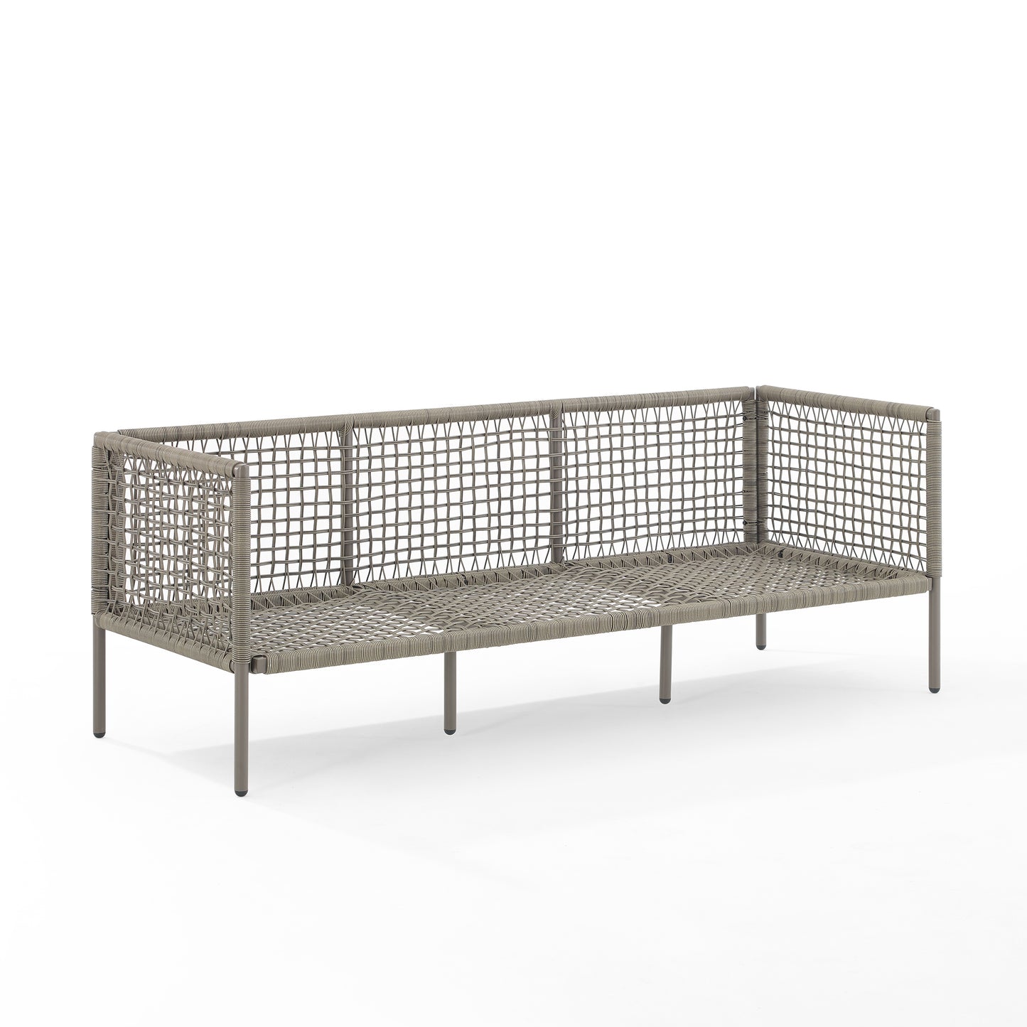 Cali Bay Outdoor Wicker Sofa Taupe/Light Brown